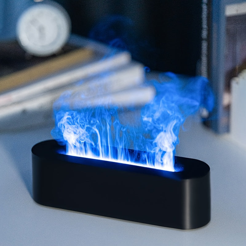 FlameGlow – USB Aromalamp met Kleurige Vlammen