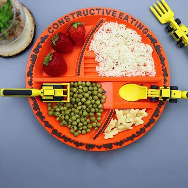 ConstructoFork - Stoere Kinderbestek Set voor Bouwen