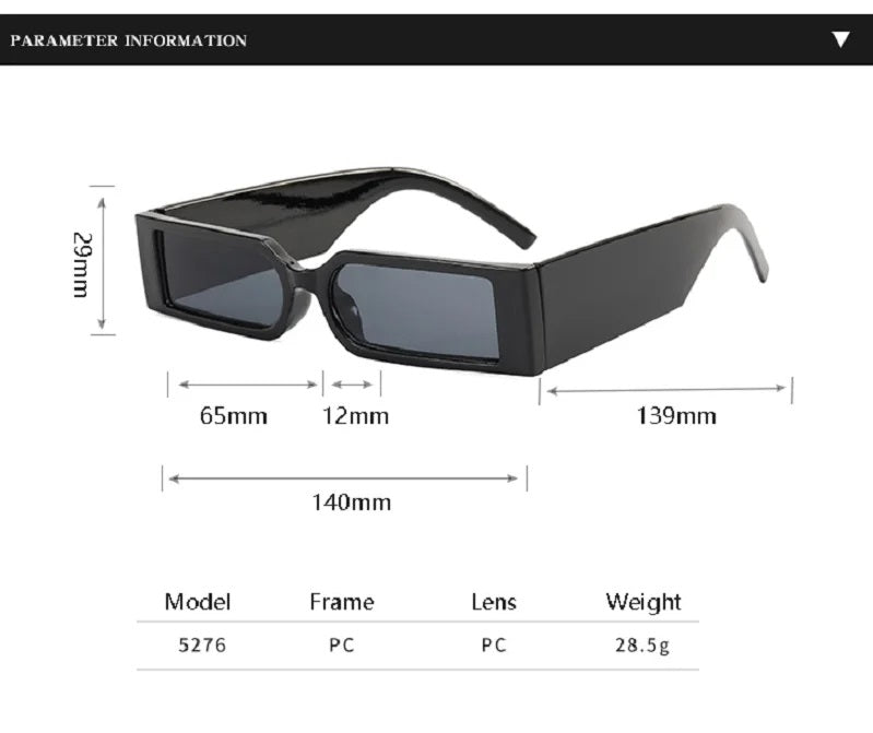 Victor Shades – Subtiele Rectangular Zonnebril
