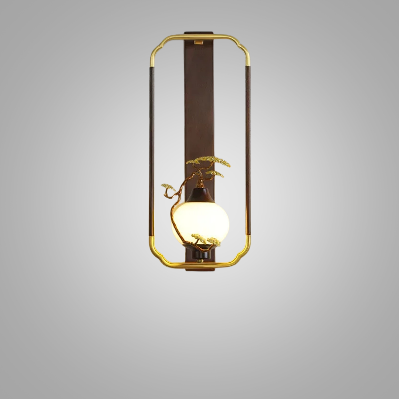 BrassGlow Wall Lamp - Elegante Messing Wandverlichting