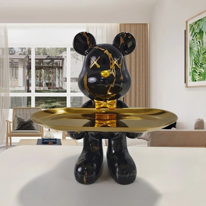 BearArt - Elegante Sculptuur voor Interieurdecoratie