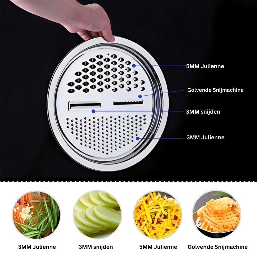 Master Chop - Stijlvolle 3-in-1 Snijlade van RVS