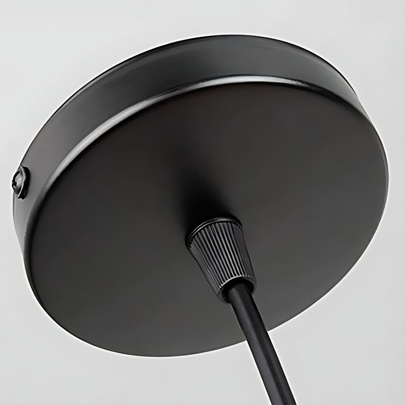 IronSphere Pendant - Zwarte Industriële Ijzeren Hanglamp voor Moderne Interieurs