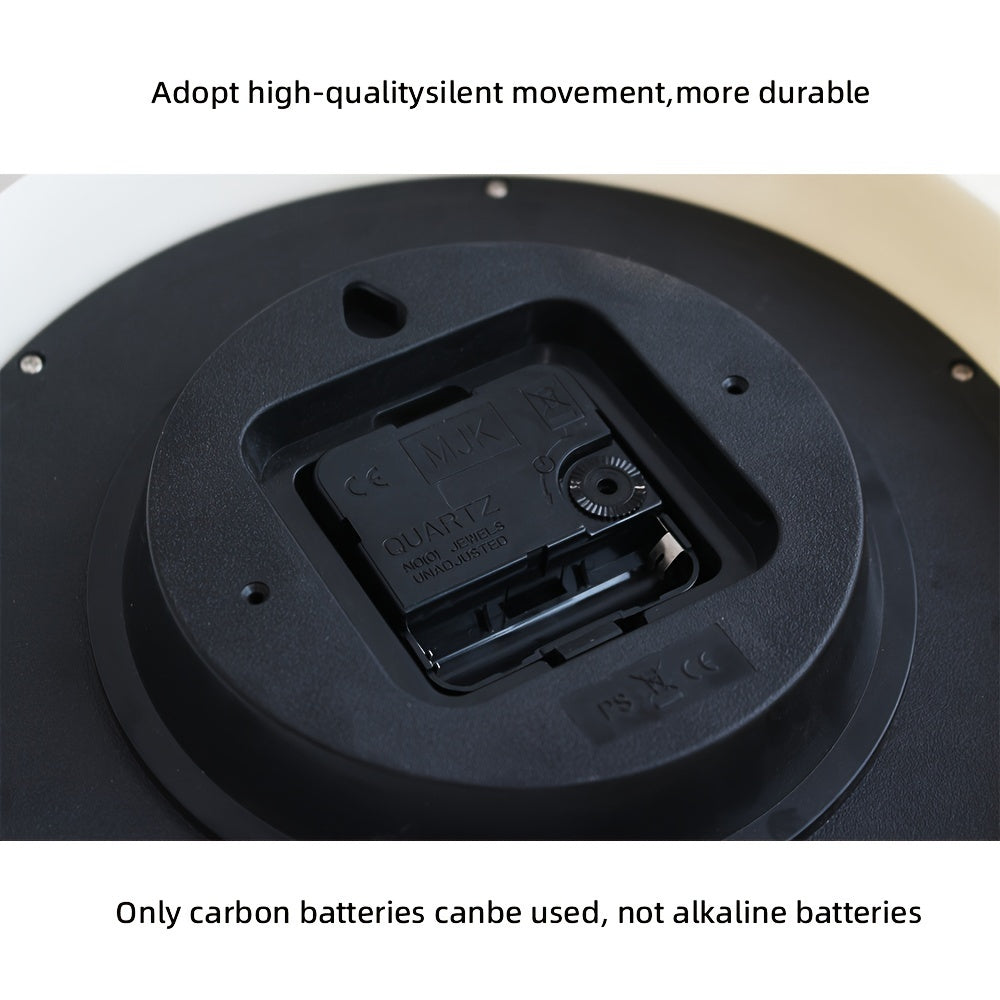 SilenceTime Clock – Elegante 10-Inch Wandklok voor Thuis