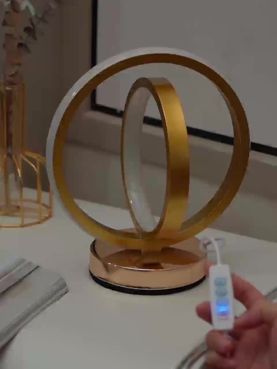 LumiSunset – Stijlvolle USB Tafellamp met Dimmer