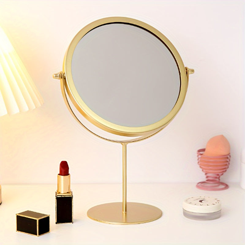 VintageGlow – Verstelbare Make-up Spiegel met IJzeren Frame