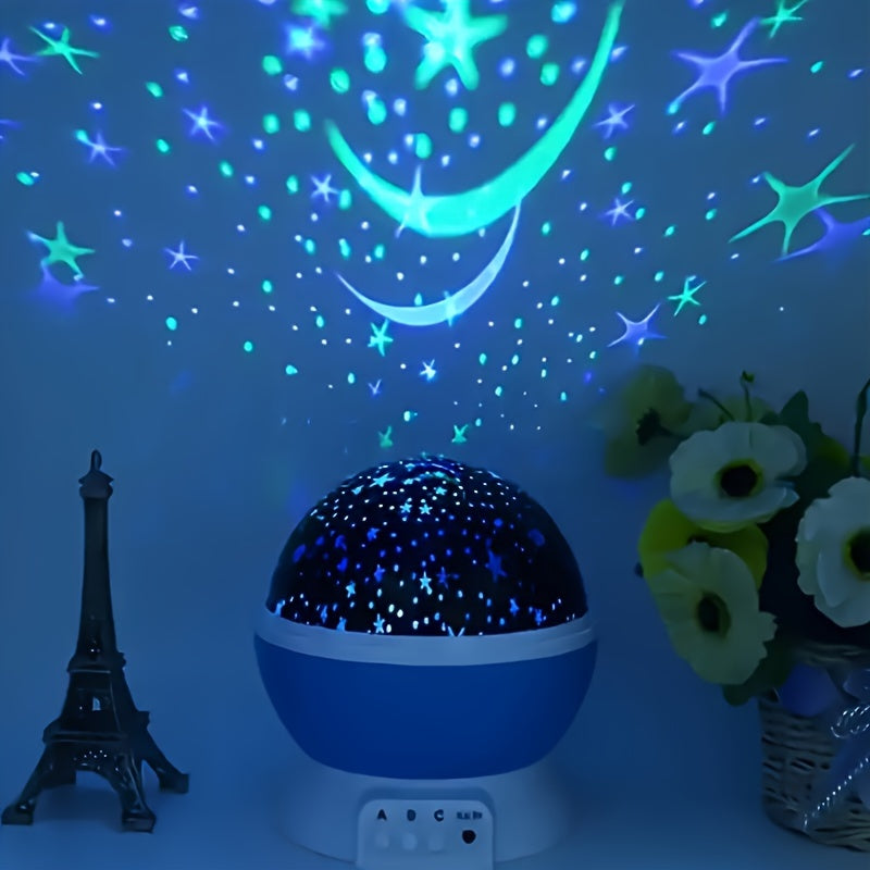 StarryDream Projector – Kleurrijke Sterrenlamp met 360° Rotatie