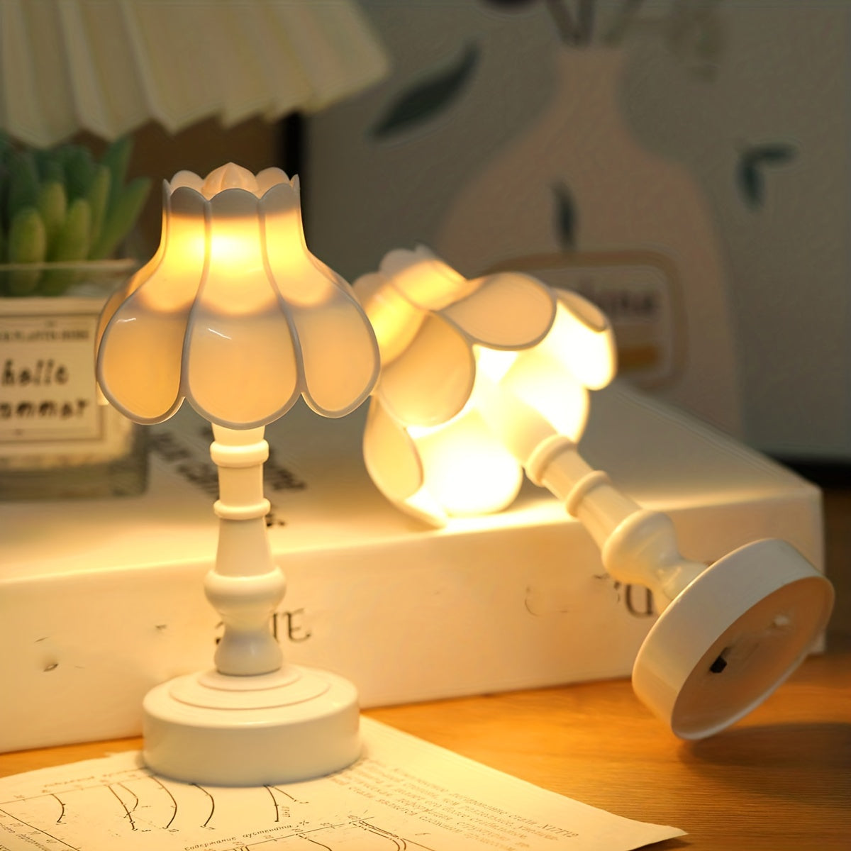 StarBloom Lamp – Bloemvormige Mini Bureaulamp