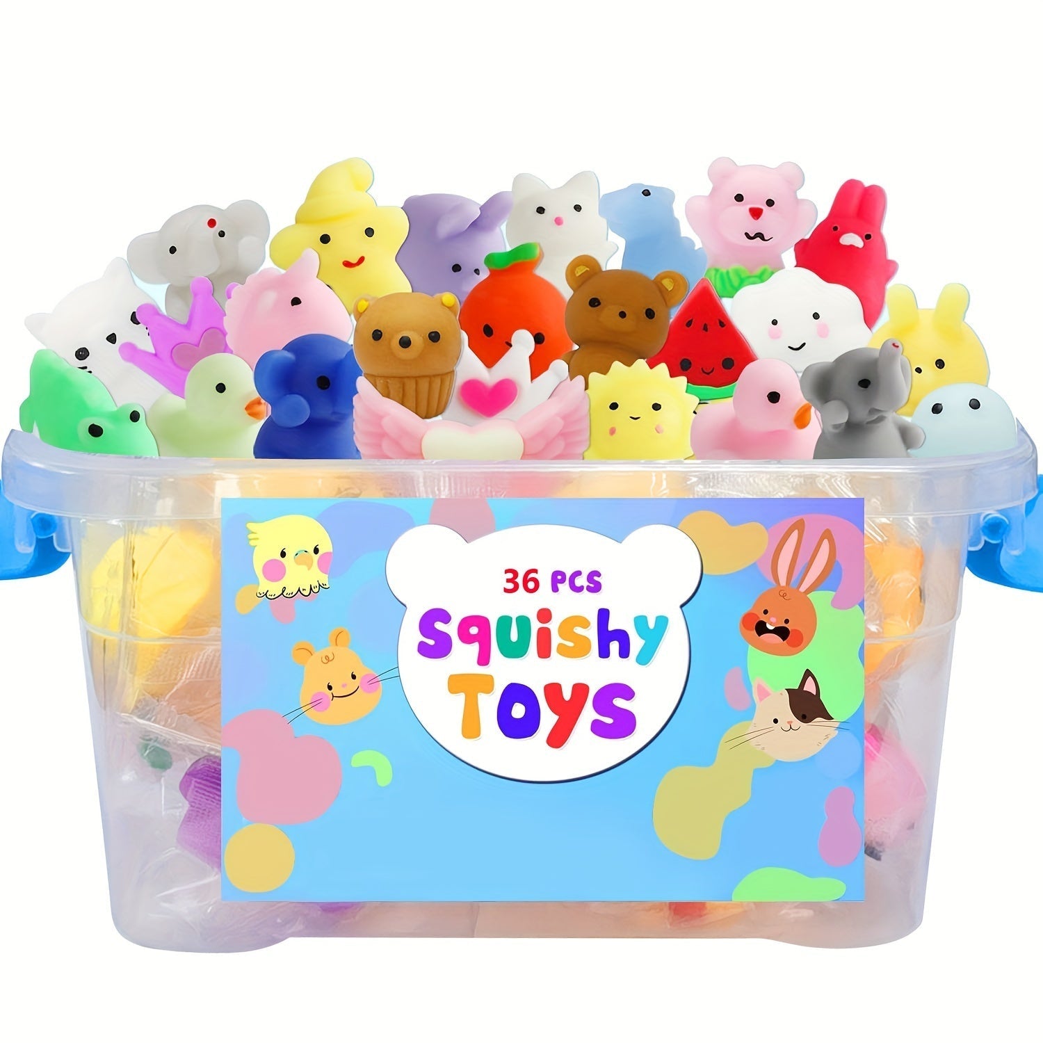 SquishyPals – Schattige Kawaii Dieren Speeltjes
