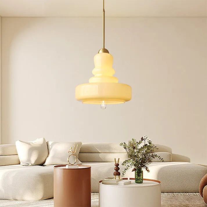 VerreCylindre Plafondlamp - Luxe Glazen Hanglamp met Modern Design