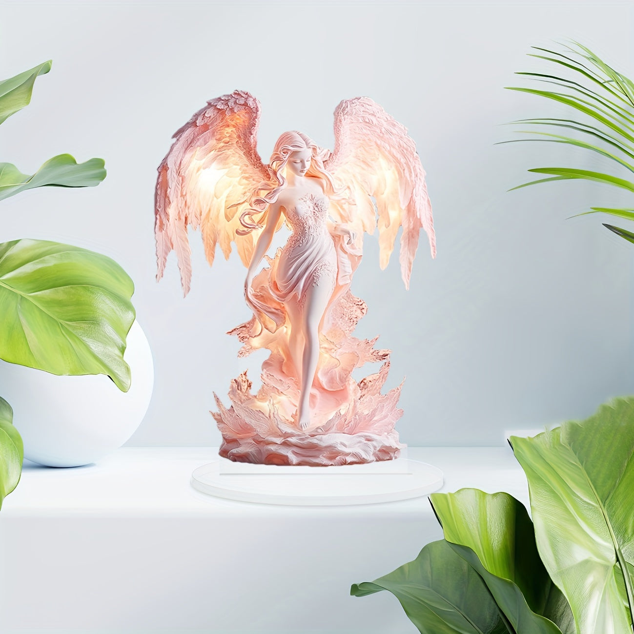 AngelGlow - Elegante Acryl Engel Tafeldecoratie