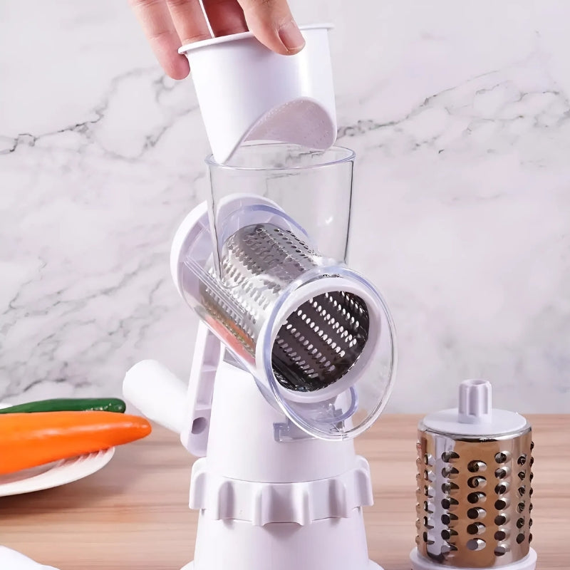 VeggieMaster Slicer - Handmatige Groentesnijder met 3 Bladen