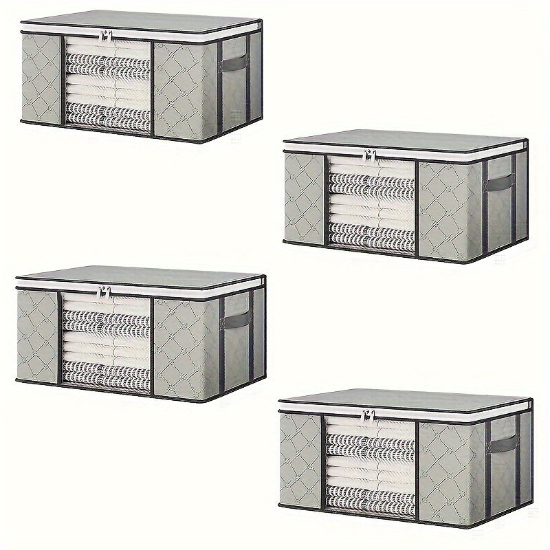 SmartStore - Opvouwbare Opbergzakken Set van 4 voor Kleding en Bedtextiel