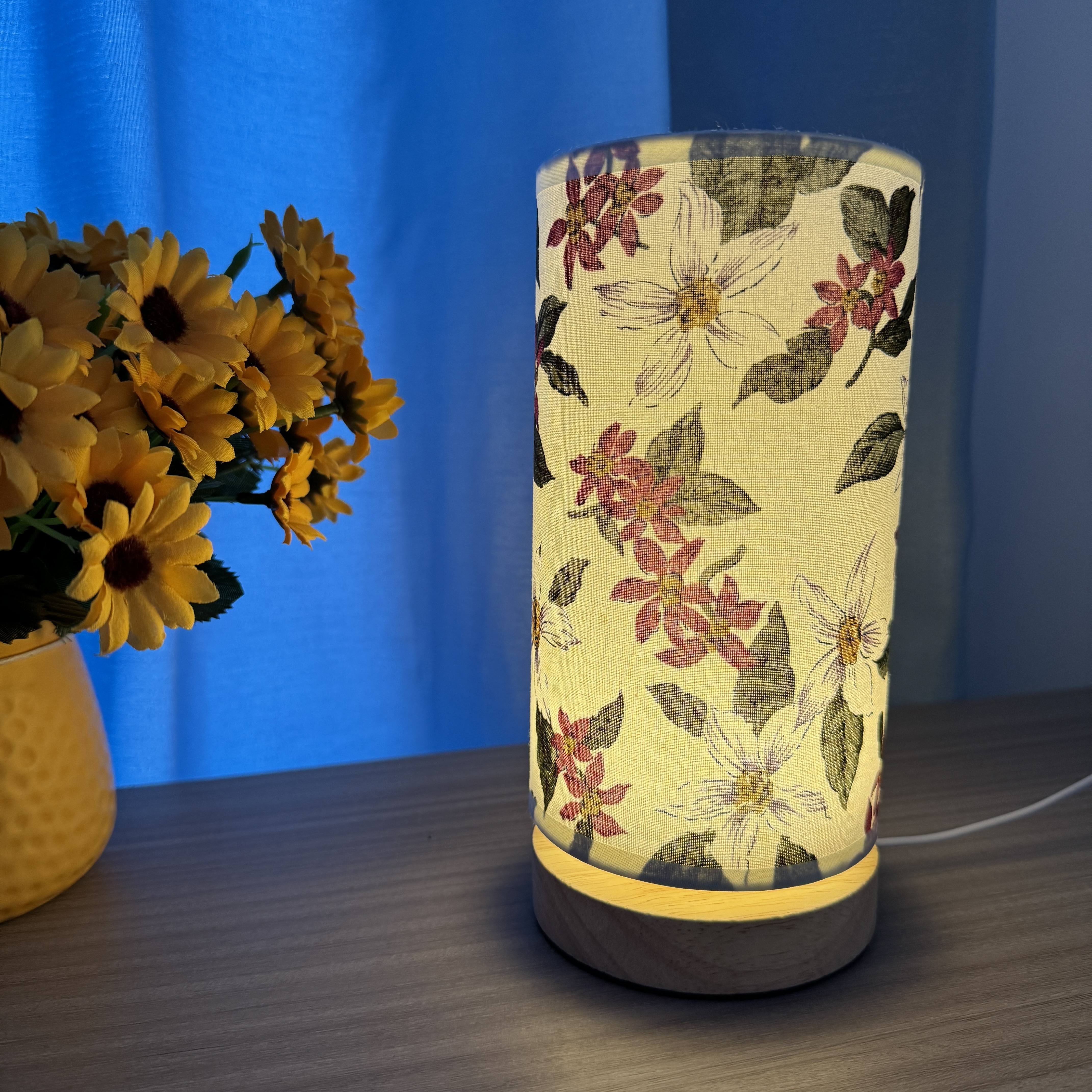 WoodGlow – Creatieve LED Tafellamp in Hout