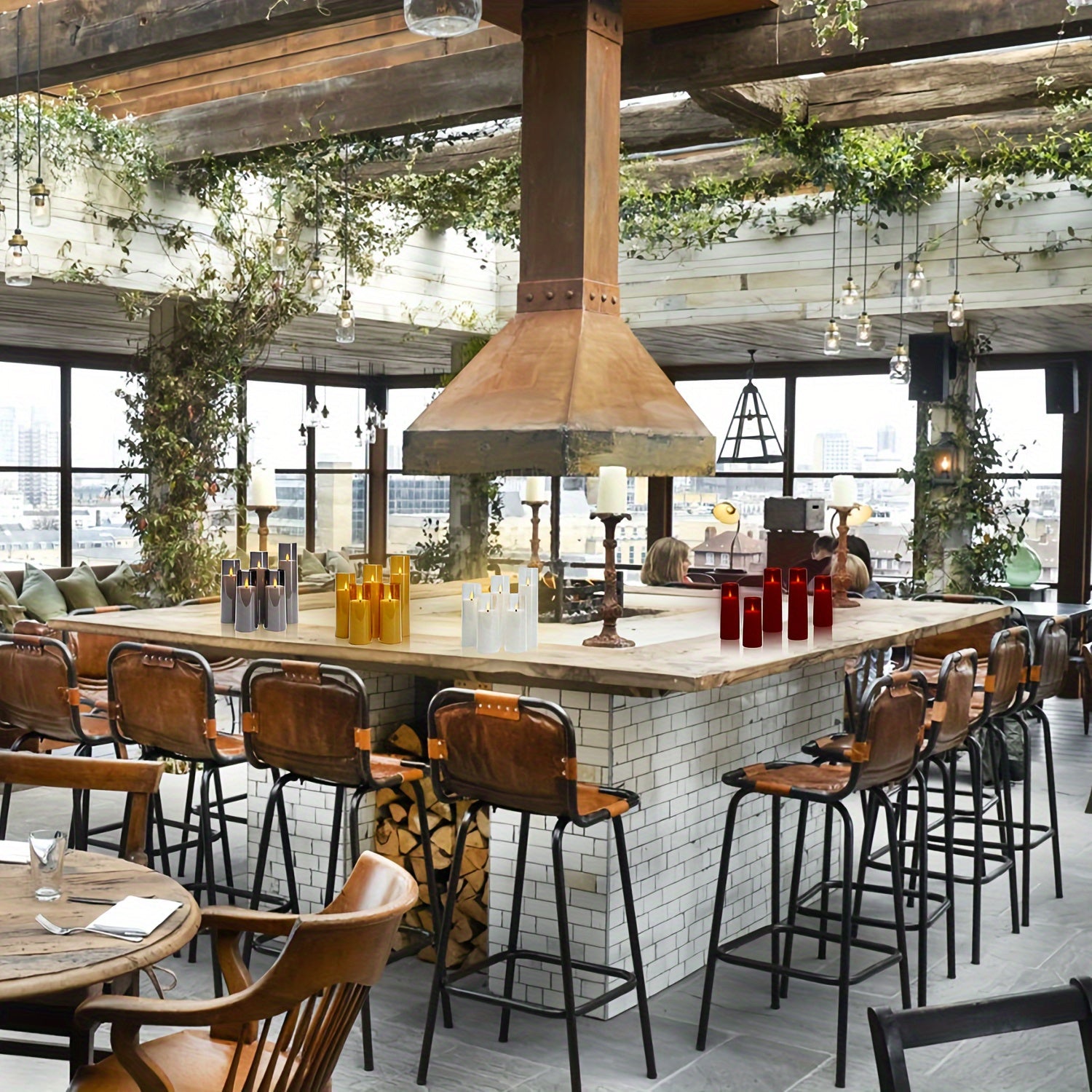 GlowCandle – Set van 5 LED Kaarsen met Afstandsbediening