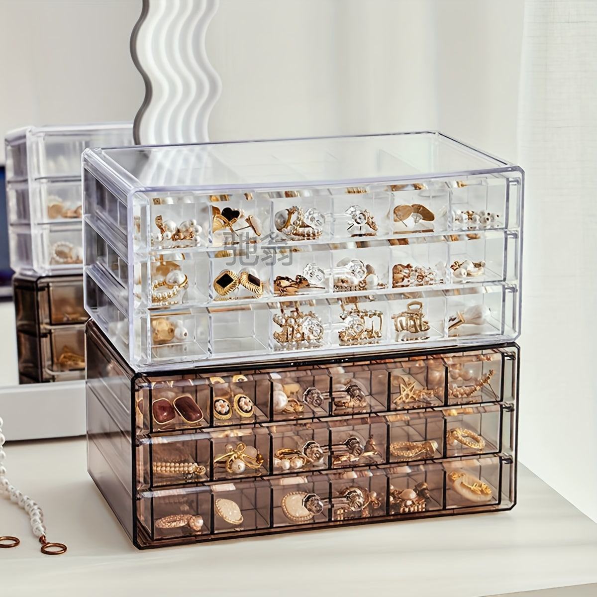EleganceBox - Luxe Sieraden Organizer met 72 Vakken