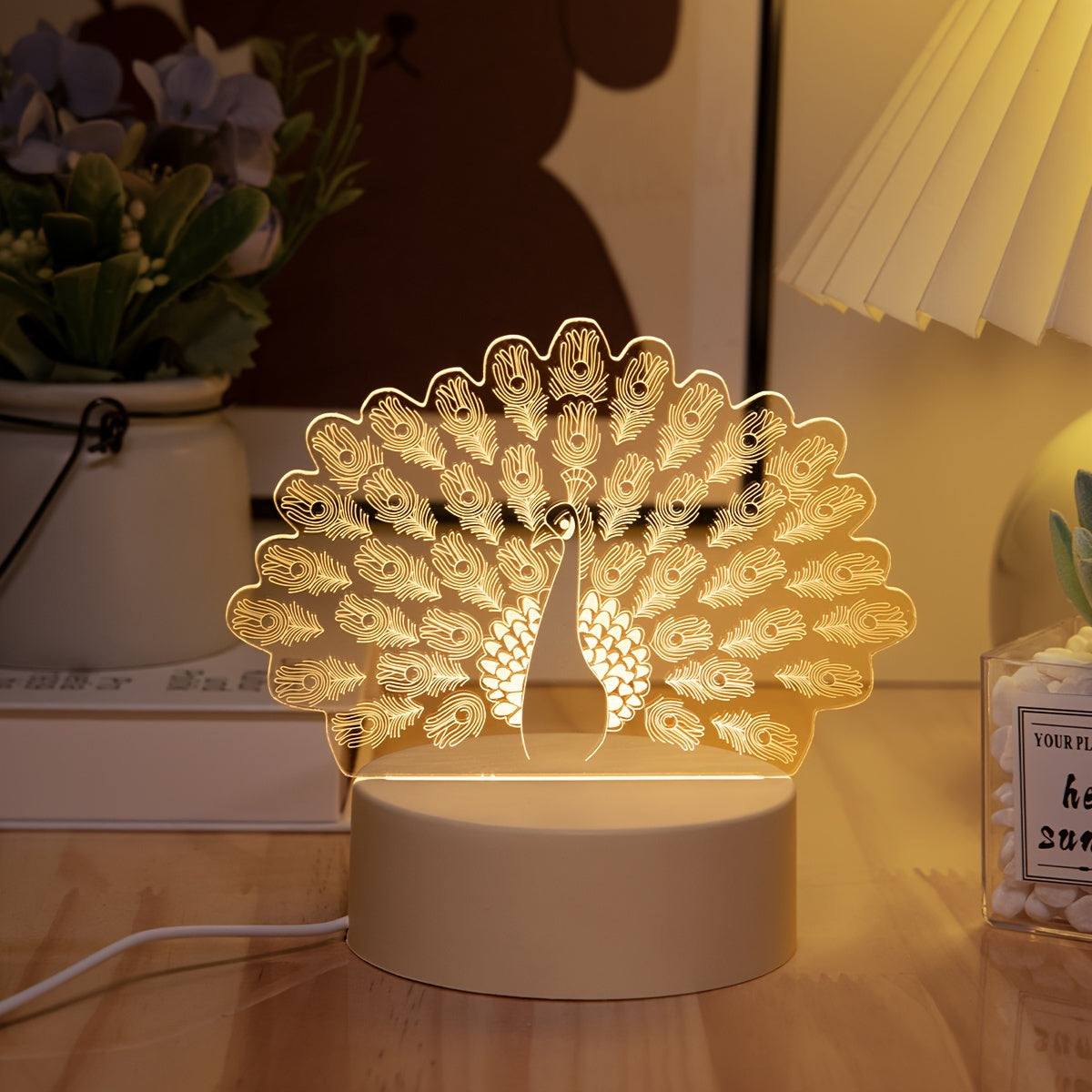 LumiPauw - Creatieve USB LED Bureaulamp