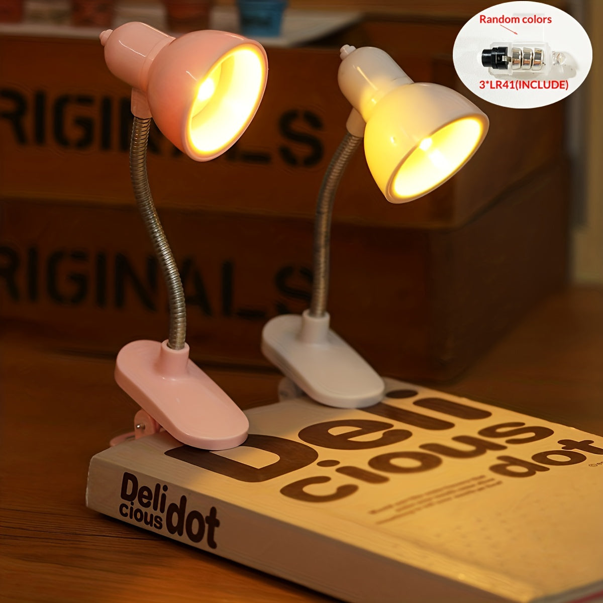 MiniGlow Lamp - Draagbare Clip-On Lezen Verlichting