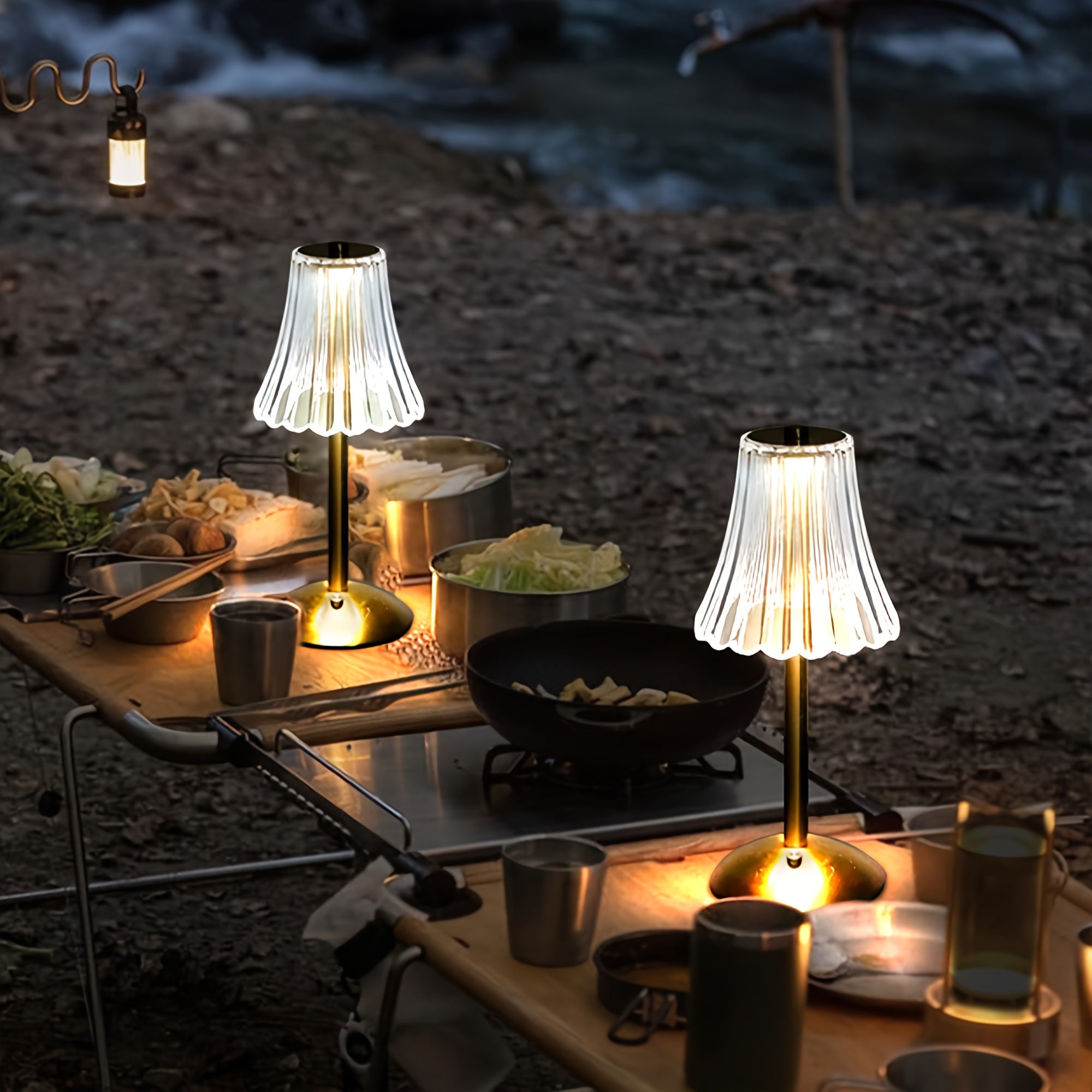 Crystaluxe Lamp - LED Kristallen Tafellamp met Touchfunctie