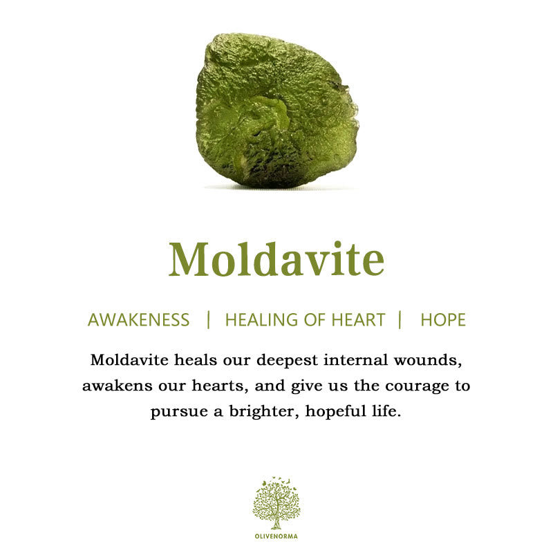 Alina's Enchanting Green Moldavite Pendant Necklace for Purification