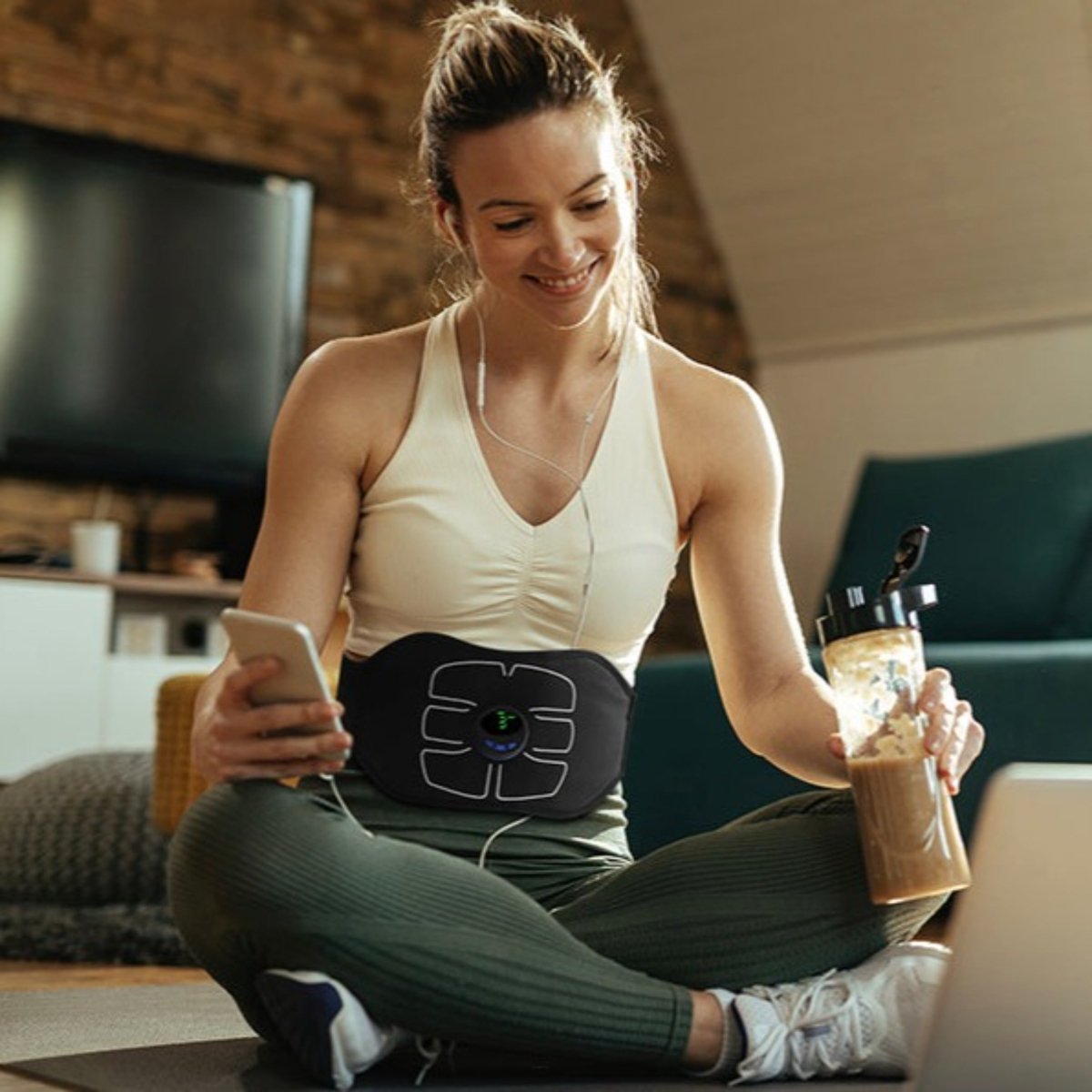FlexTone Sculpt – Innovatieve EMS Buikspier Trainer