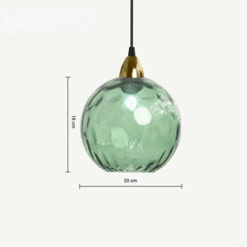 LumiSphere Pendant Light – Elegante Glazen Bolverlichting
