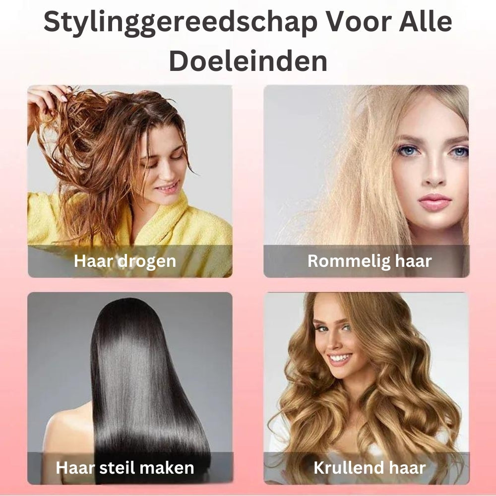 RevolveGlam Styler – 3-in-1 Elektrische Haarverzorging