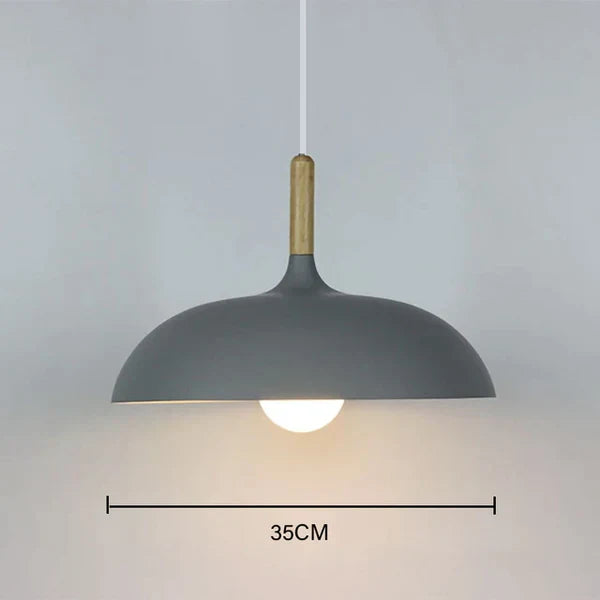ScandiLuxe Ceiling Light - Scandinavisch Eiken Houtdesign