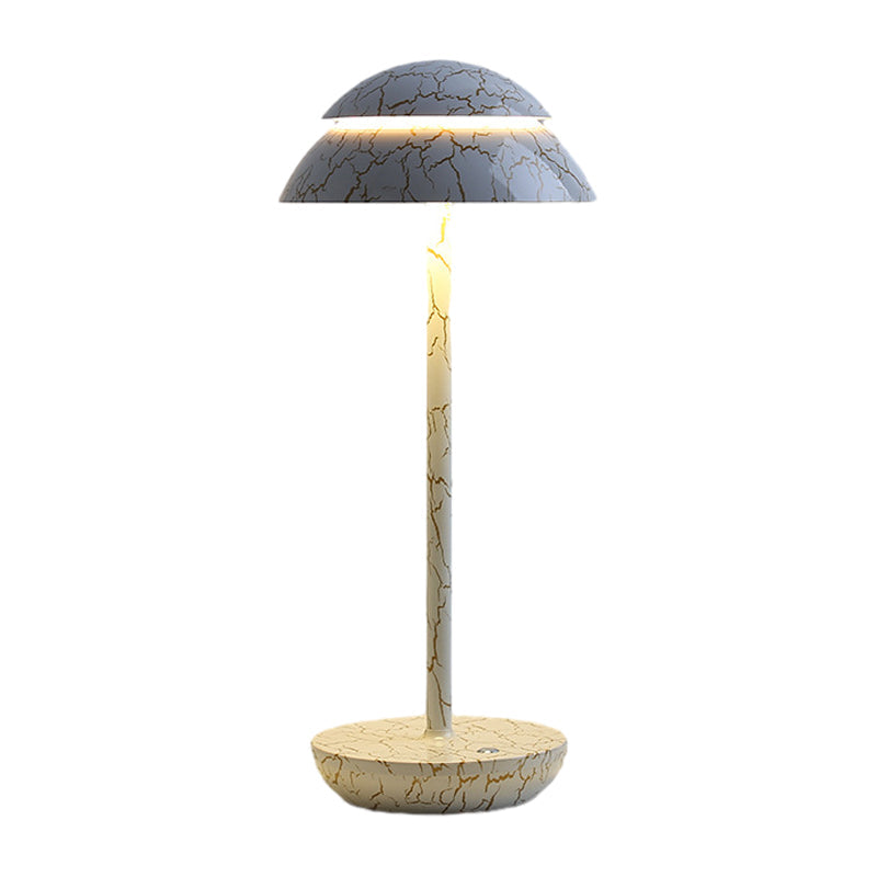 Aurelia Noire - Oplaadbare Draadloze Tafellamp met Ingebouwde LED-verlichting en Batterij