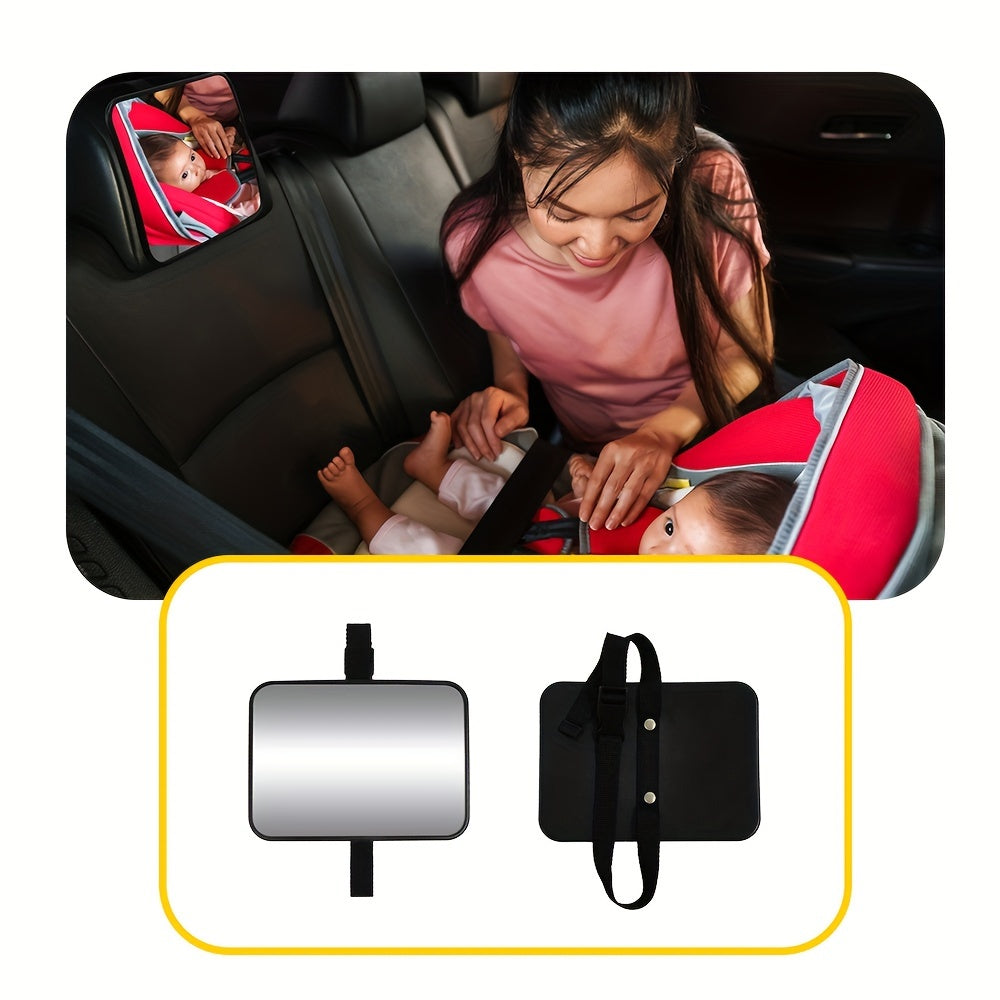 BabySafe – Brede Autospiegel voor Veiligheid en Comfort