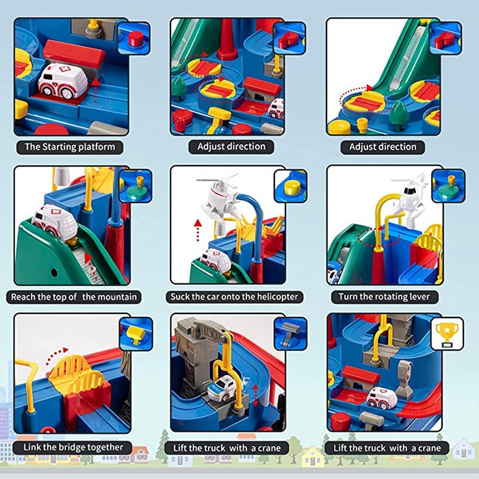 RescueTrack Adventure Set – Educatief Peuterspeelgoed