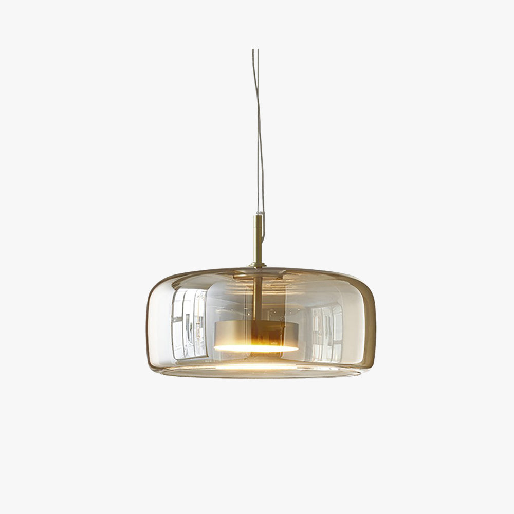 Hailie LED – Retro Amber Hanglamp voor Sfeervolle Verlichting