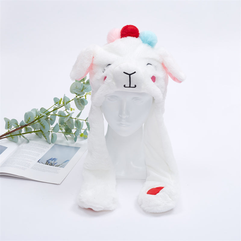 BunnyBounce Hat – Schattige Muts met Beweegbare Oortjes