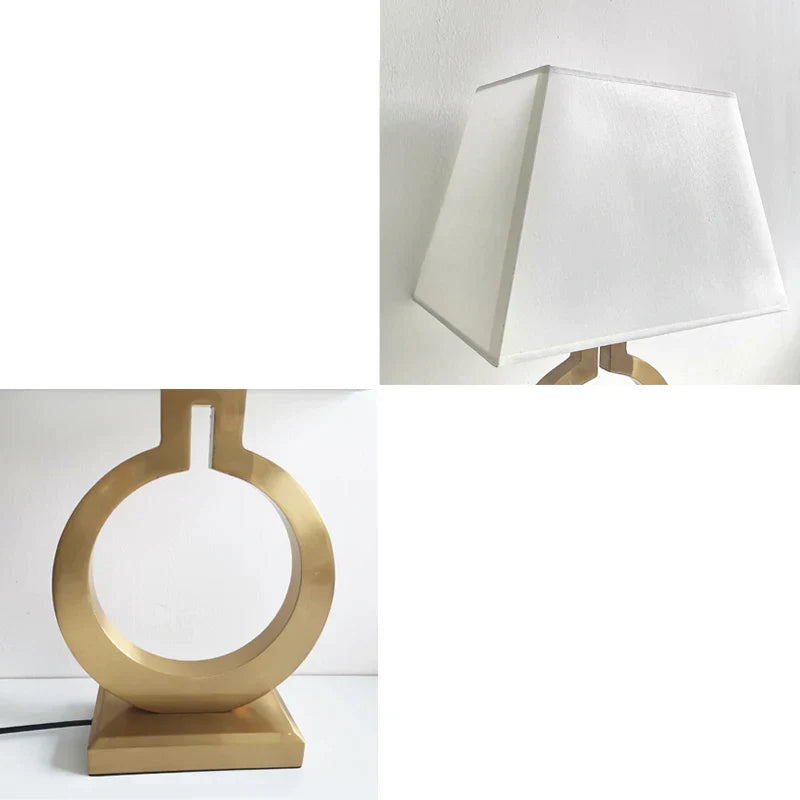 Gouden VillaGlow Luxe Design Lamp voor Elegante Ruimtes
