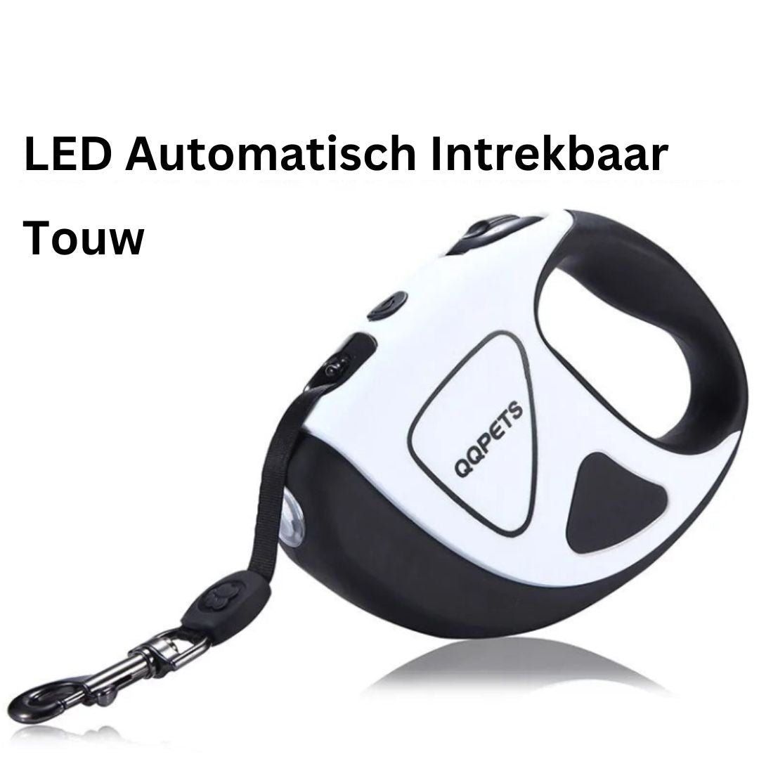 SafePaw - Luxe LED Intrekbare Hondenriem met Ergonomische Grip