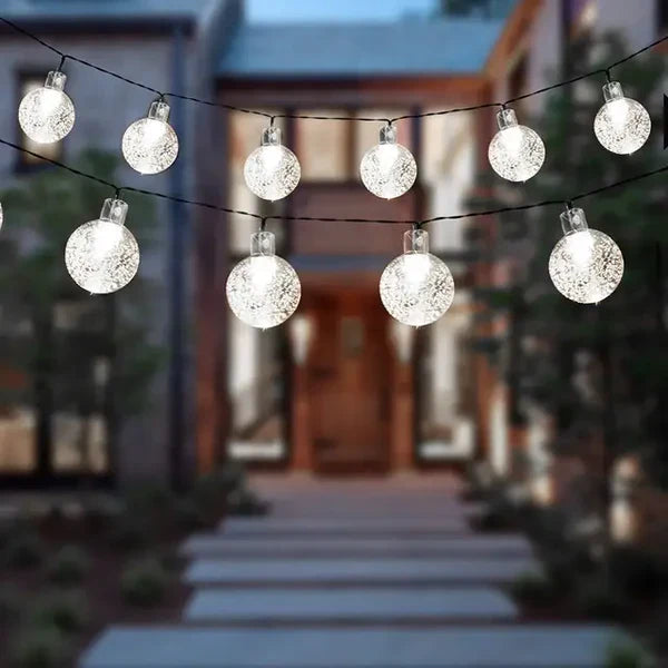 TwinkleGlow - Betoverende Zonne-Lichtslingers voor Buiten