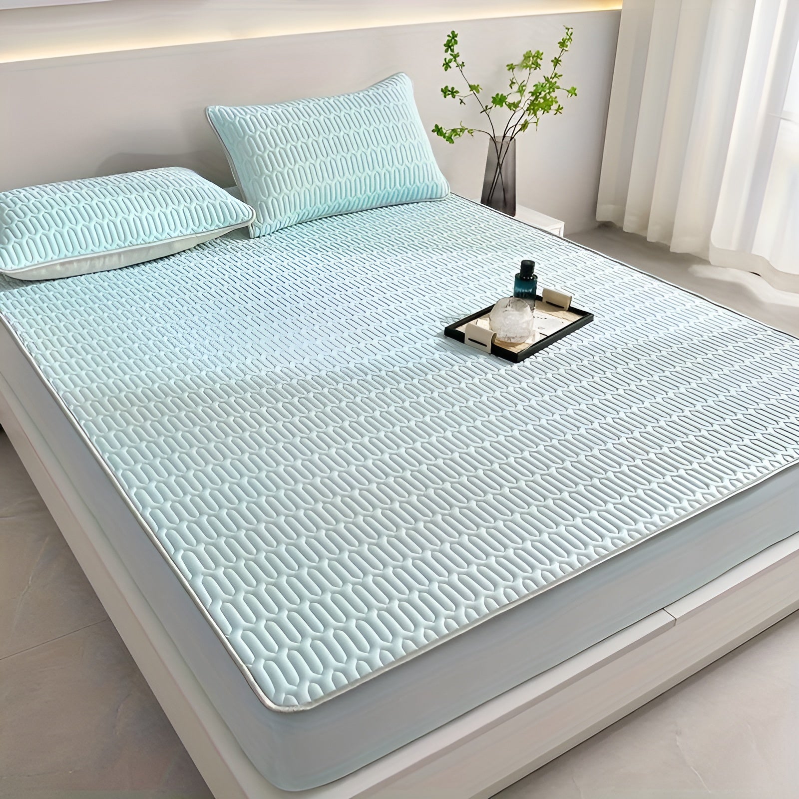 ChillDreams Set – Luxe Koelende Latex Matras en Kussens