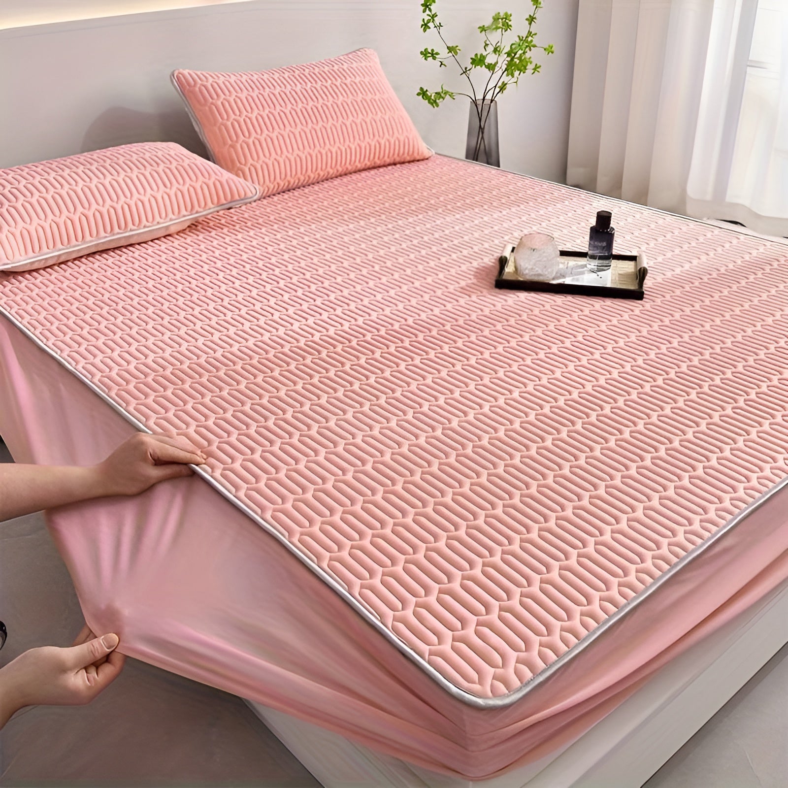ChillDreams Set – Luxe Koelende Latex Matras en Kussens