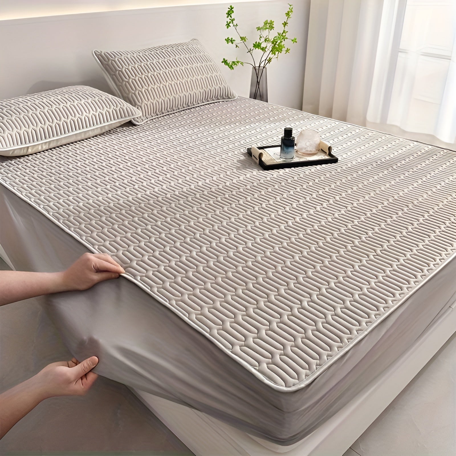 ChillDreams Set – Luxe Koelende Latex Matras en Kussens