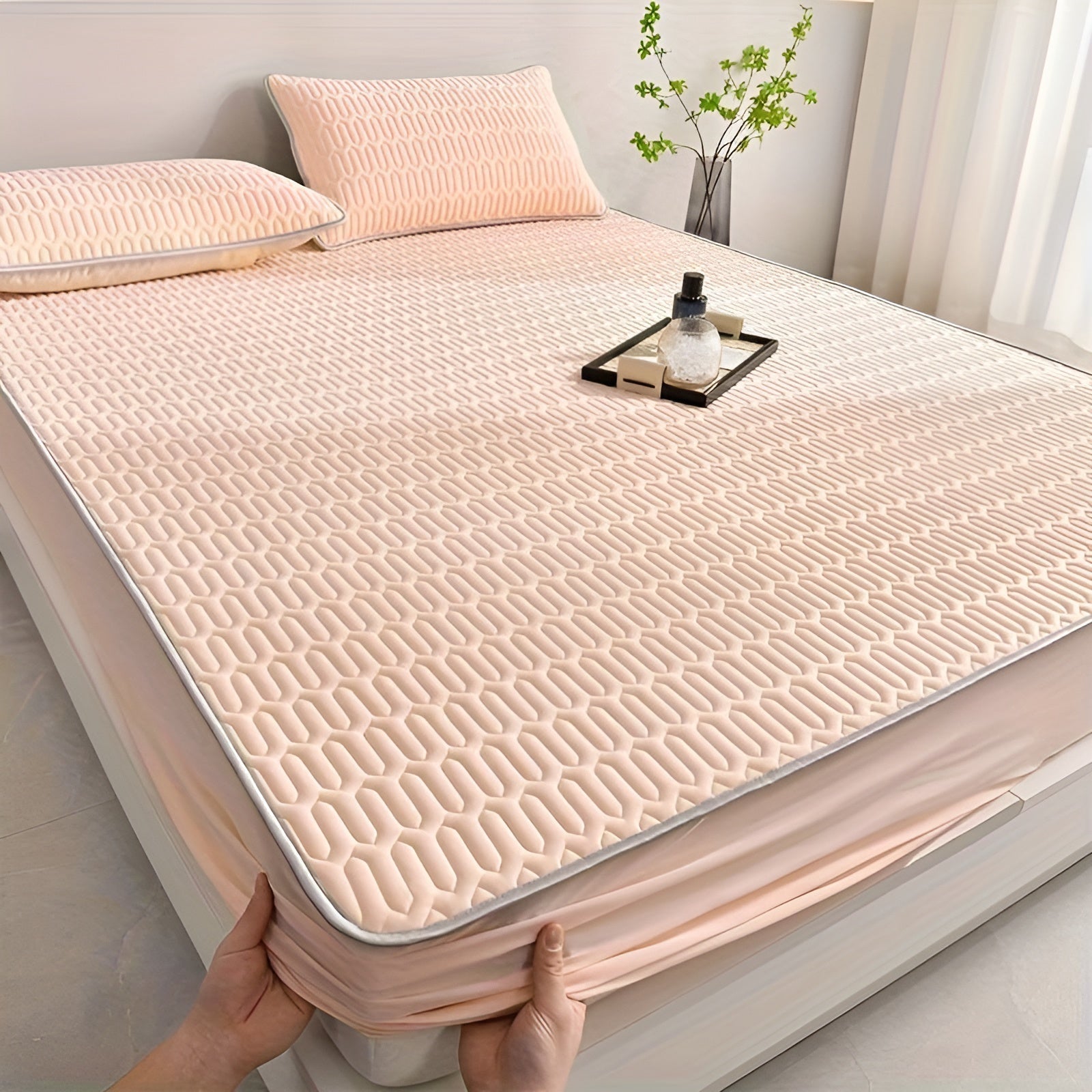 ChillDreams Set – Luxe Koelende Latex Matras en Kussens