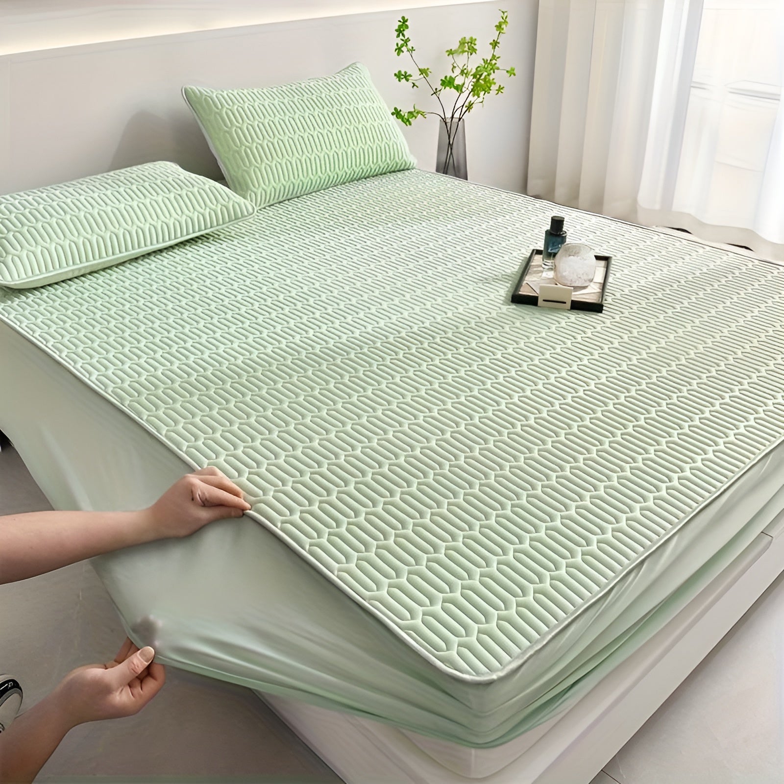 ChillDreams Set – Luxe Koelende Latex Matras en Kussens