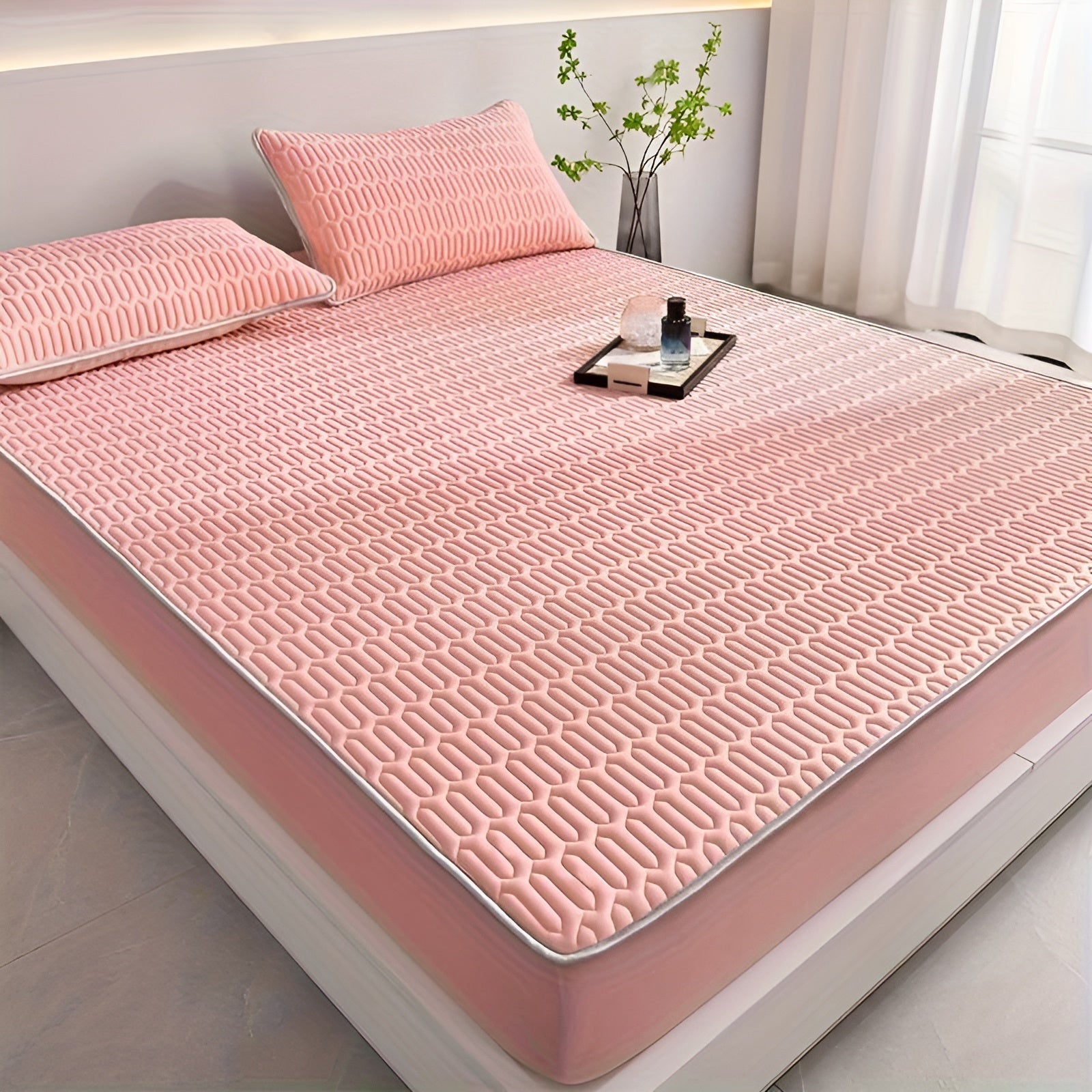ChillDreams Set – Luxe Koelende Latex Matras en Kussens