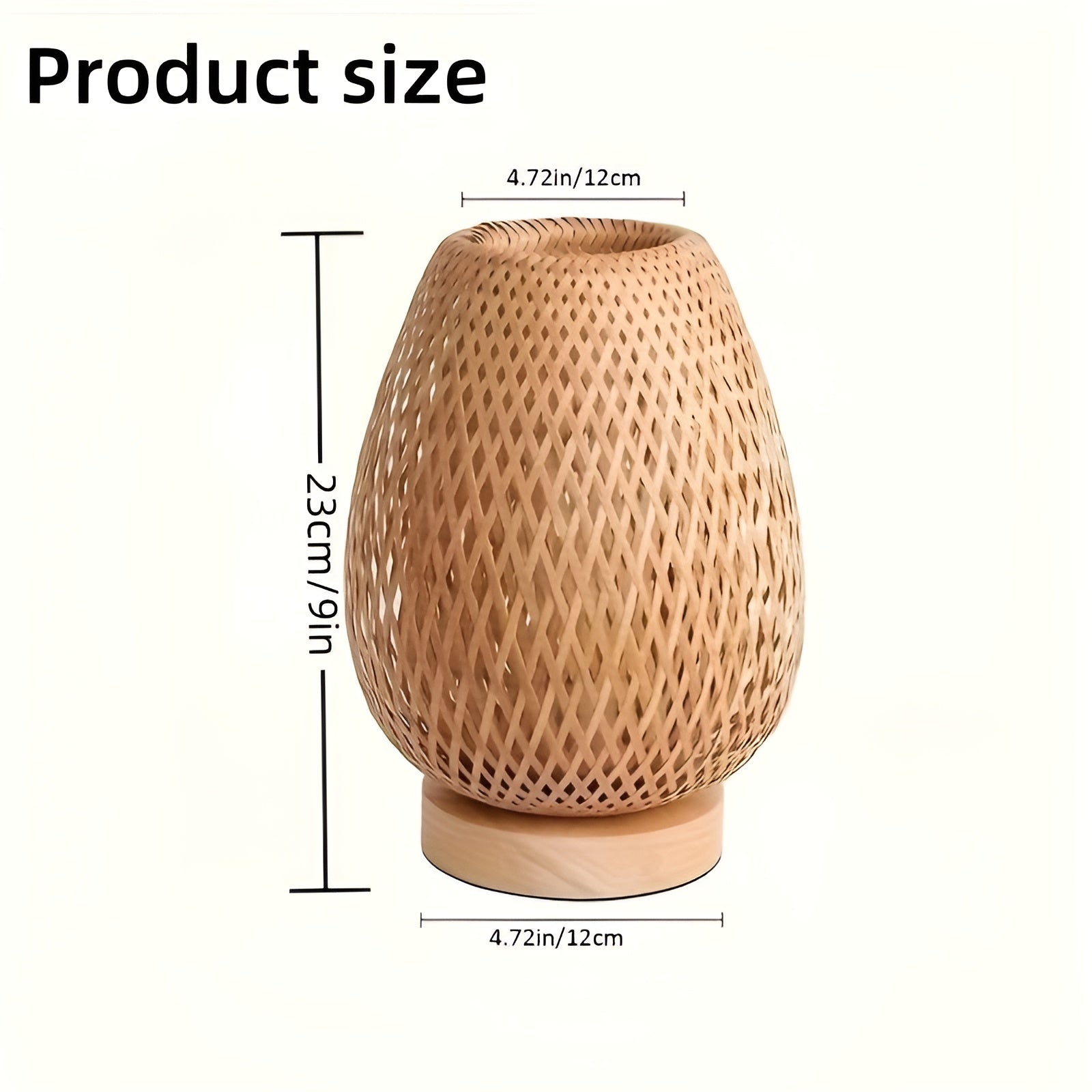 Stijlvolle Bamboe Tafellamp met USB Voeding – Duurzaam en Energiezuinig Design