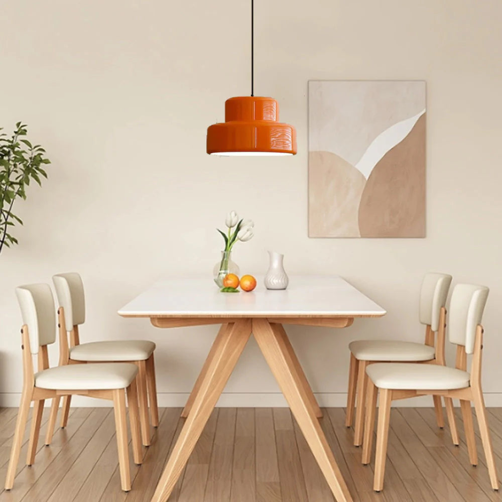 Bauhaus Glow Light - Betoverende Oranje Hanglamp voor Eetkamer