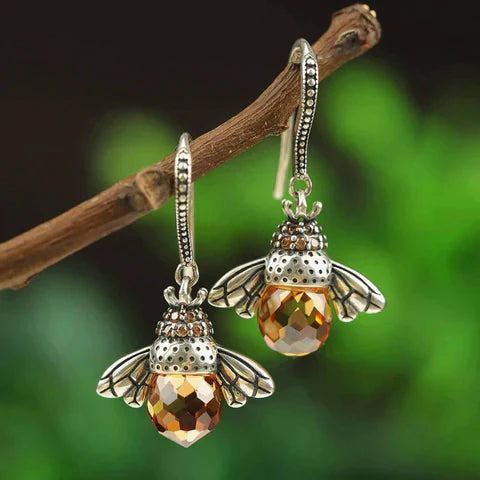 Koningin Bijen Oorhangers - Elegant en Uniek Accessoire