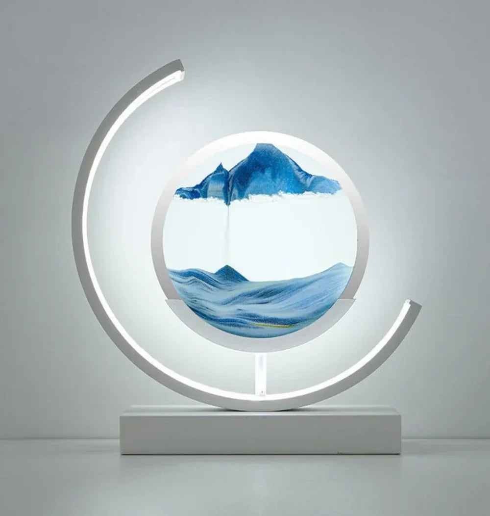 Serenova - Elegante Zandlandschap Tafellamp