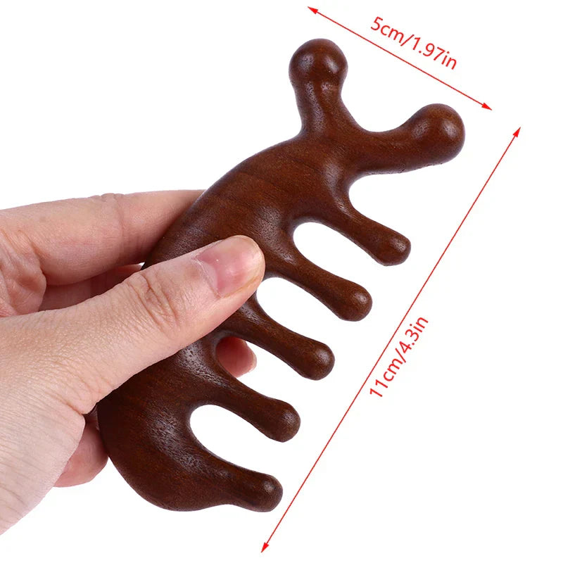 CalmComb - Luxe Massagekam van Sandelhout