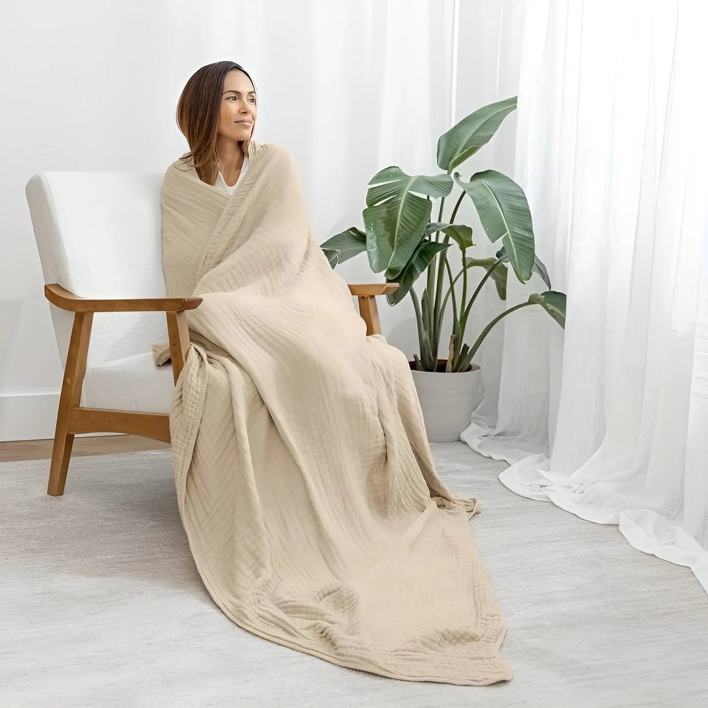 CottonComfort - Luxe Ademend Katoenen Deken