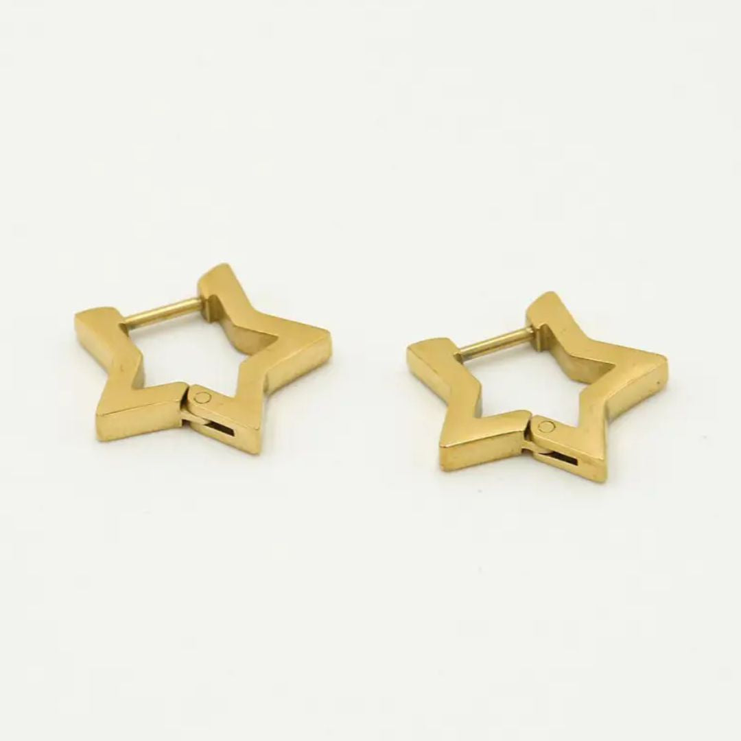 GoldenStar Earrings - Elegante & Hypoallergene Oorbellen