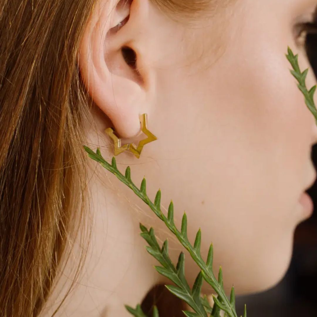 GoldenStar Earrings - Elegante & Hypoallergene Oorbellen